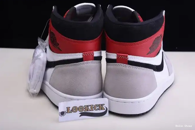 Bmlin Grey Jordan 1 OG Light Smoke High 555088-126 Air 0523